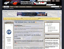 Tablet Screenshot of nissanexa.com